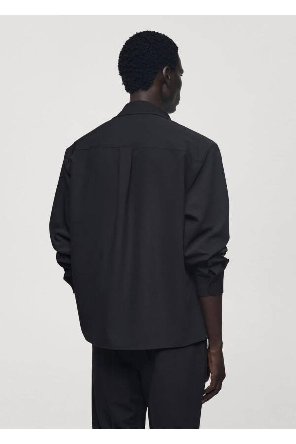 Regular Fit Pocket Shirt - 4