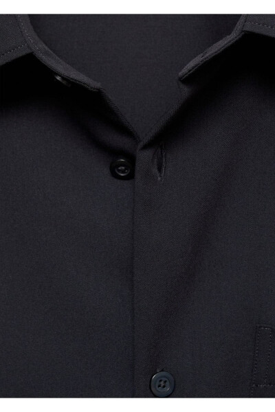 Regular Fit Pocket Shirt - 5