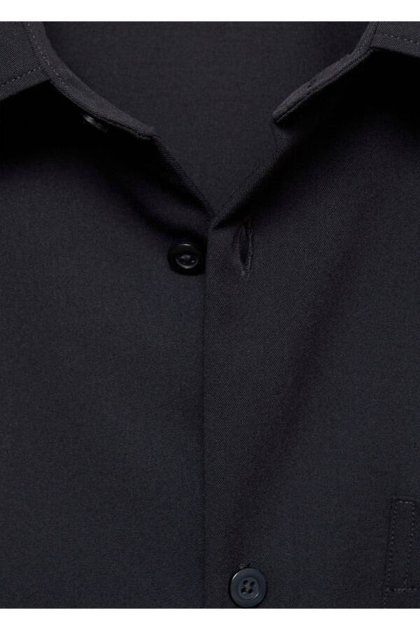 Regular Fit Pocket Shirt - 5