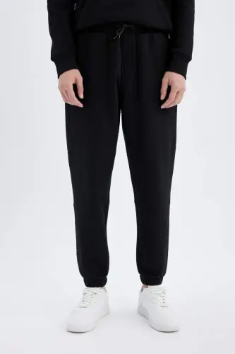 Regular Fit Pocket Sweatpants Black - 3