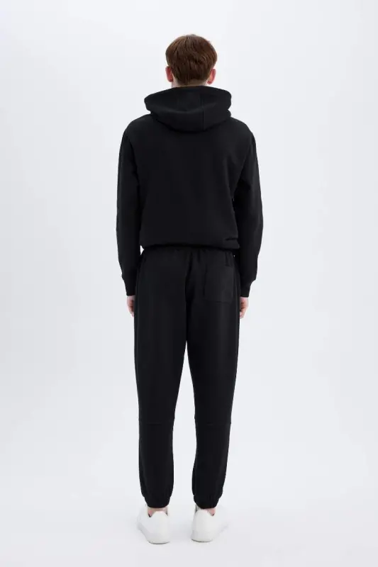 Regular Fit Pocket Sweatpants Black - 5