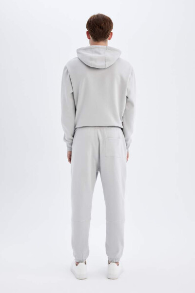 Regular Fit Pocket Sweatpants Light Grey - 13