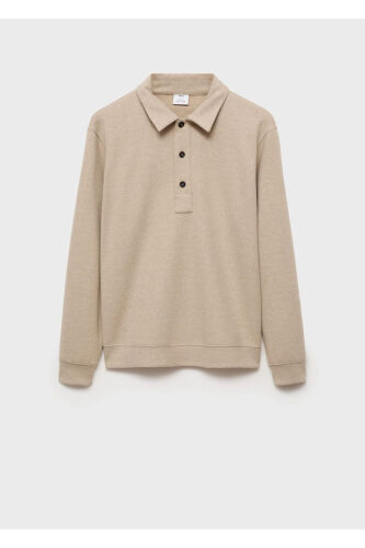 Regular Fit Polo Fabric Sweatshirt - 3