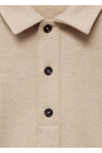 Regular Fit Polo Fabric Sweatshirt - 6