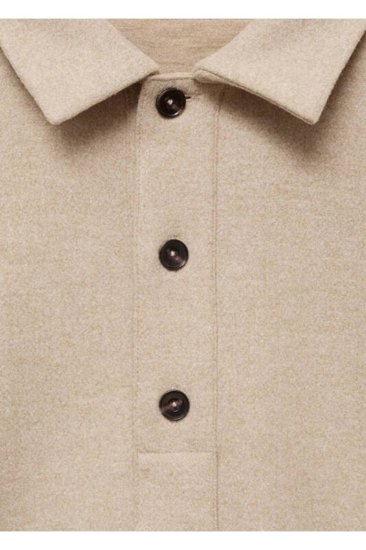 Regular Fit Polo Fabric Sweatshirt - 6