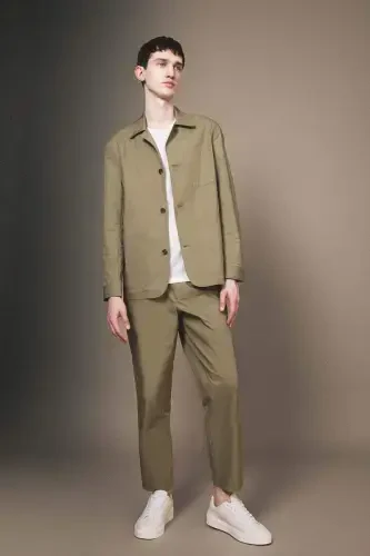 Regular Fit Polo Yoqali Blazer Ko'ylagi B6950AX24SP - DEFACTO (1)