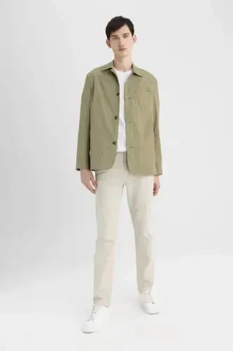 Regular Fit Polo Yoqali Blazer Ko'ylagi B6950AX24SP - 6