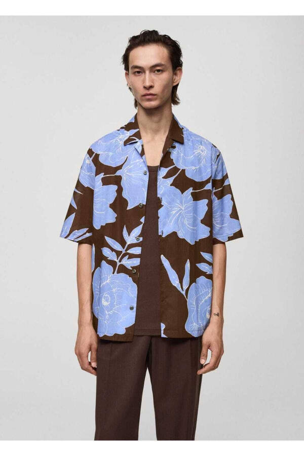 Regular Fit Printed Cotton Shirt - 2