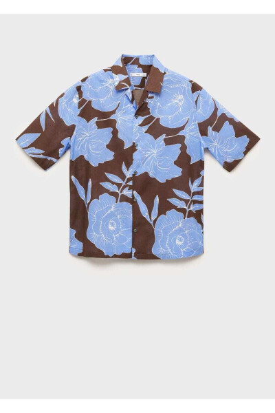 Regular Fit Printed Cotton Shirt - 4