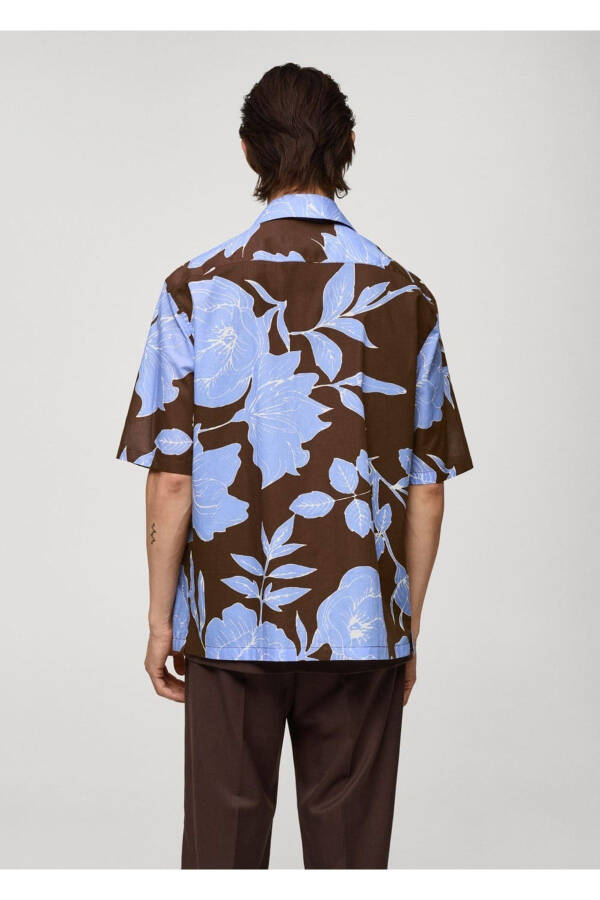 Regular Fit Printed Cotton Shirt - 5