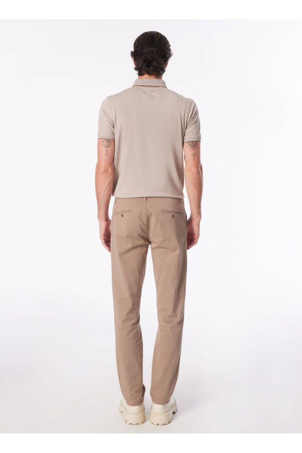 Regular Fit Regular Leg Visone Men's Chino Pants SPBF4SM-PNT5018 - 12