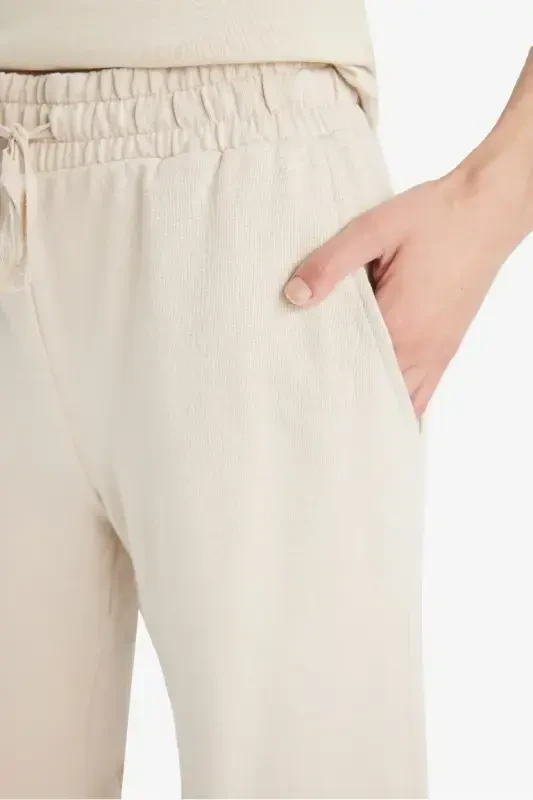 Regular Fit Regular Waist Straight Leg Bermuda Shorts-Sand - 6