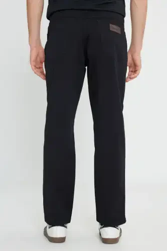 Regular Fit Straight Leg Black Texas Pants - 4