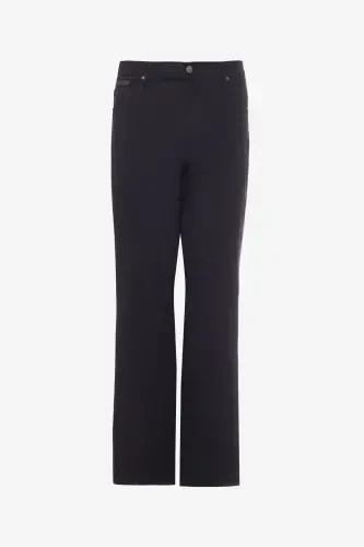 Regular Fit Straight Leg Black Texas Pants - 6