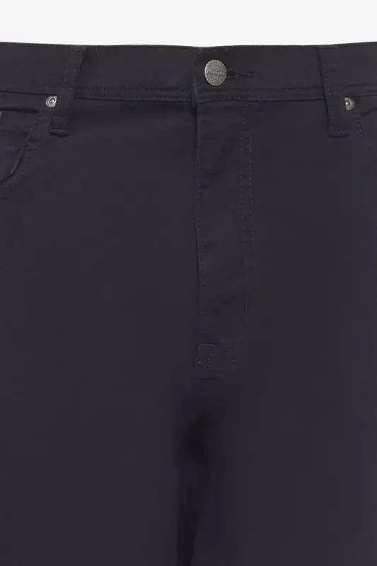 Regular Fit Straight Leg Black Texas Pants - 7