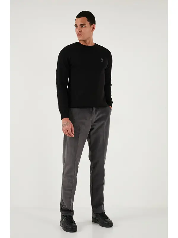Gri Normal Bel Regular Fit Düz Paça Erkek Kadife Pantolon 645merlın-Gri - LC WAIKIKI