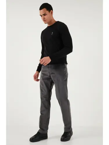 Gri Normal Bel Regular Fit Düz Paça Erkek Kadife Pantolon 645merlın-Gri - 3