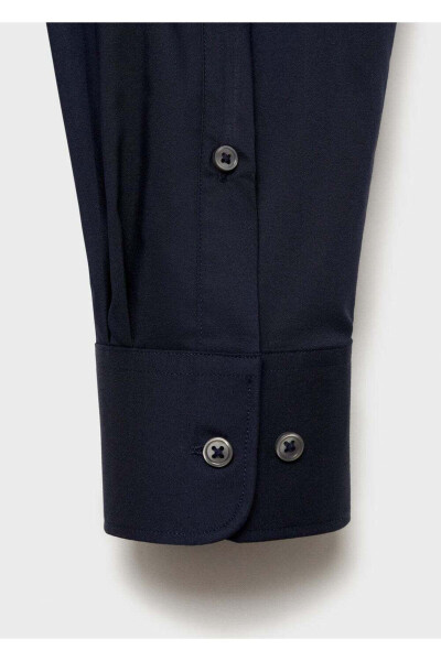 Regular fit stretch cotton shirt - 6