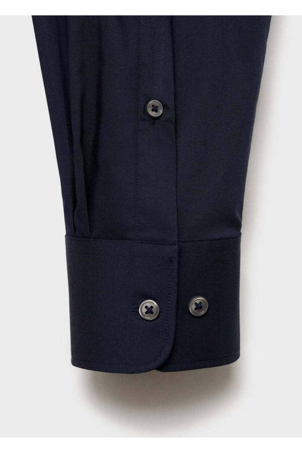 Regular fit stretch cotton shirt - 6