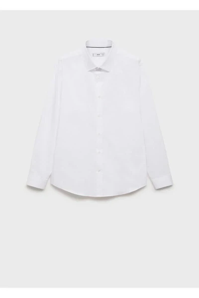 Regular fit stretch cotton shirt - 3