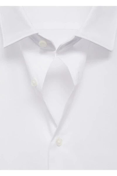 Regular fit stretch cotton shirt - 7