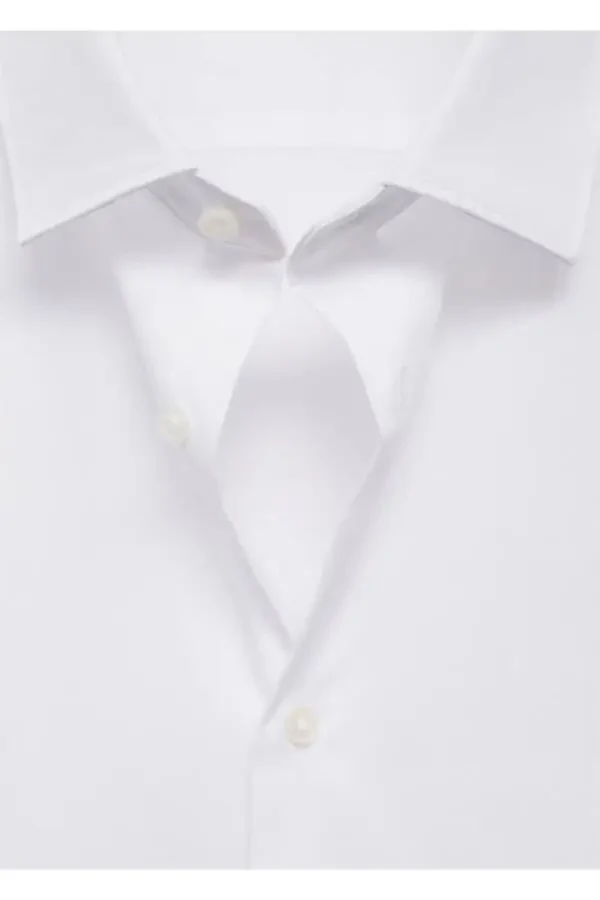 Regular fit stretch cotton shirt - 7