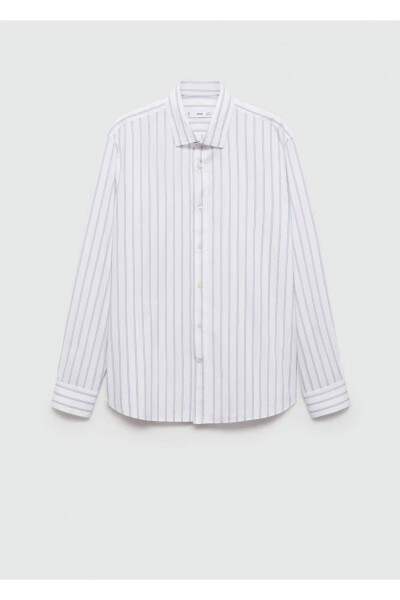 Regular fit striped cotton shirt - 3