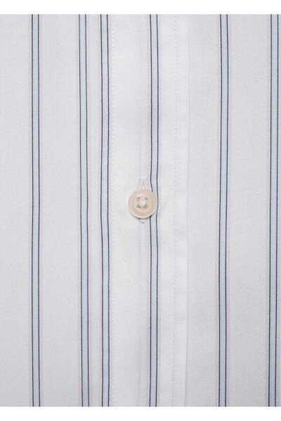 Regular fit striped cotton shirt - 5