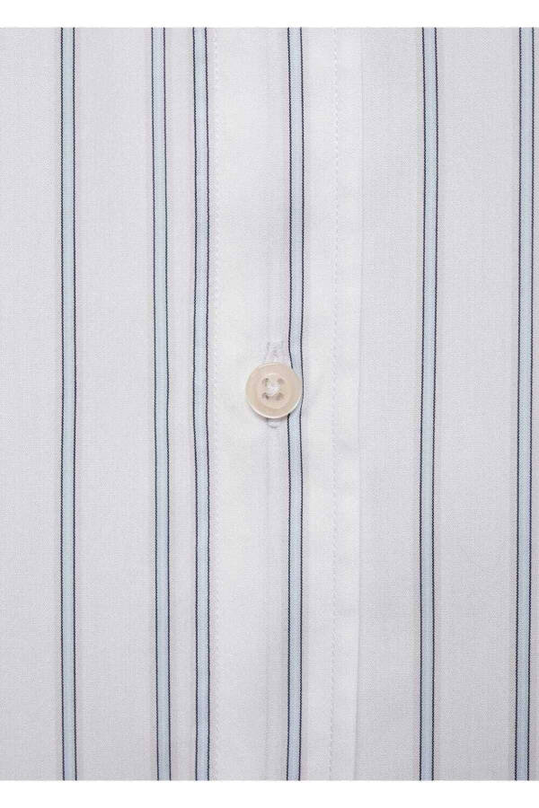 Regular fit striped cotton shirt - 5