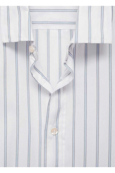 Regular fit striped cotton shirt - 7