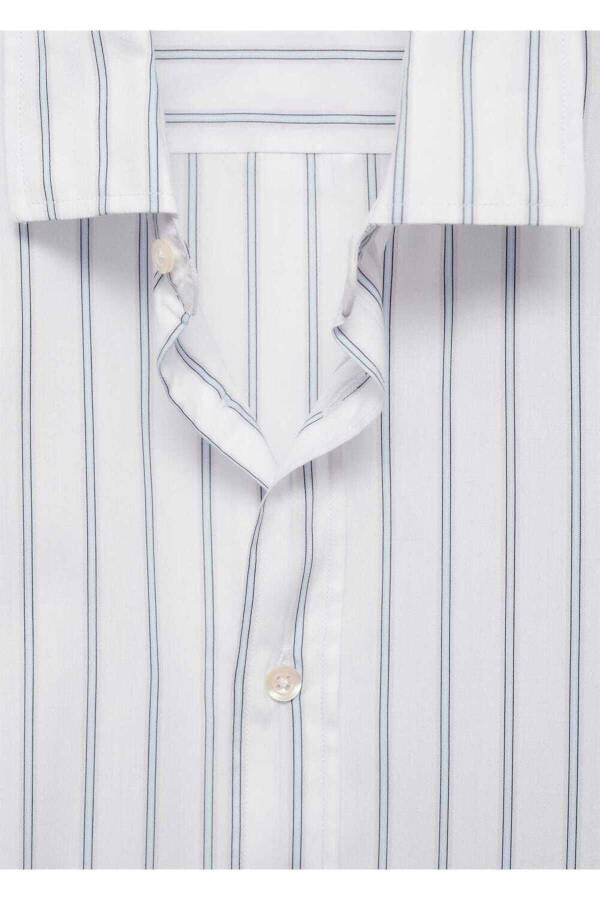 Regular fit striped cotton shirt - 7