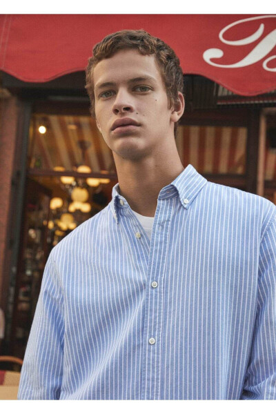 Regular Fit Striped Shirt - 5