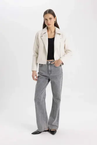 Regular Fit Suni Deri Mont A0906ax23au - Bej-BG414 - DEFACTO (1)