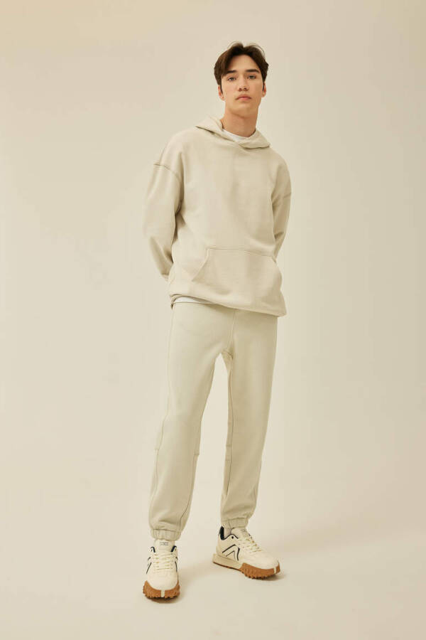 Regular Fit Sweatpants with Pockets - 2