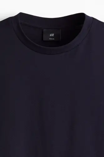 Regular Fit T-Shirt-Navy Blue - 6