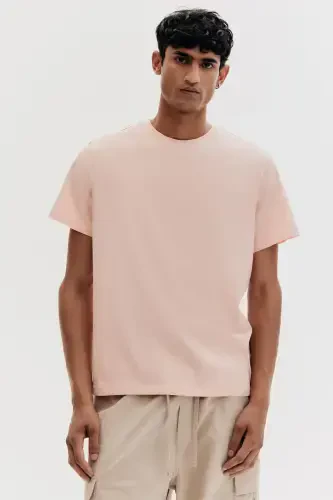 Regular Fit T-Shirt-Pink - 1