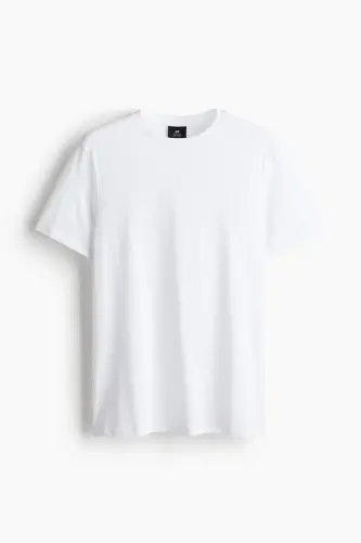 Regular Fit Tişört-Beyaz - 3