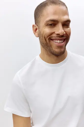 Regular Fit Tişört-Beyaz - H&M (1)