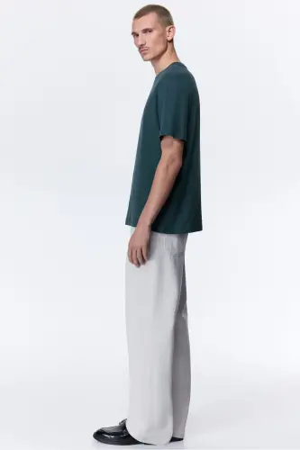 Regular Fit Tişört-Koyu deniz mavisi - 6