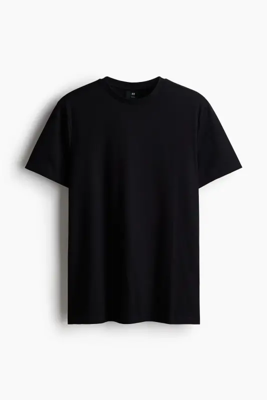 Regular Fit Tişört - Siyah - 3