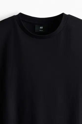 Regular Fit Tişört - Siyah - 5