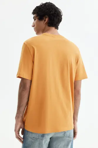 Regular Fit Tişört - Turuncu - 3