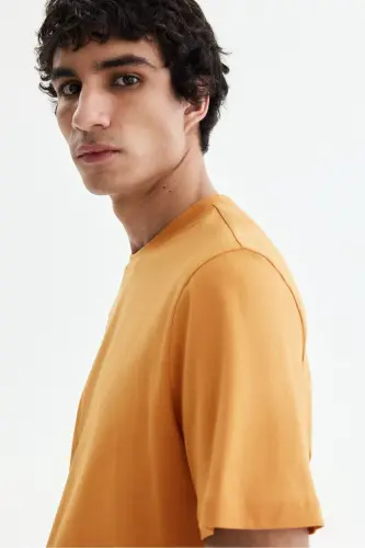 Regular Fit Tişört - Turuncu - 4
