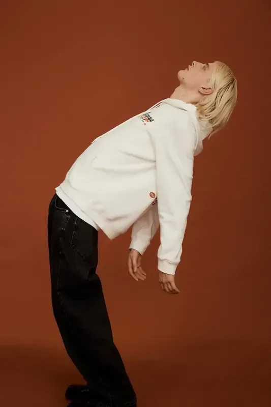 Regular Fit Толстовка с капюшоном - Белый/Snoopy - 6