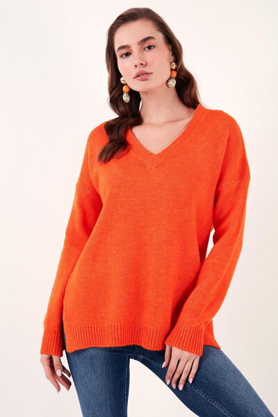 Regular Fit V-Neck Sweater 4616140 - 11