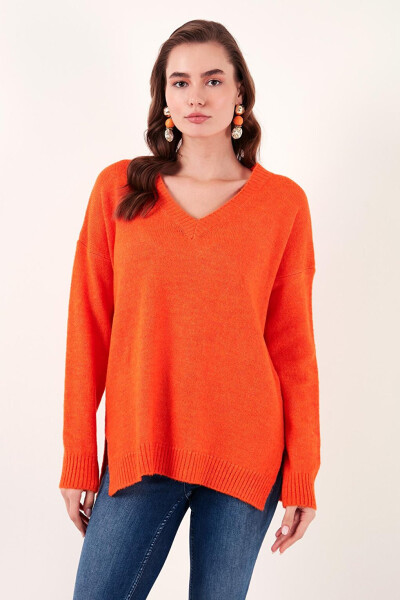 Regular Fit V-Neck Sweater 4616140 - 13