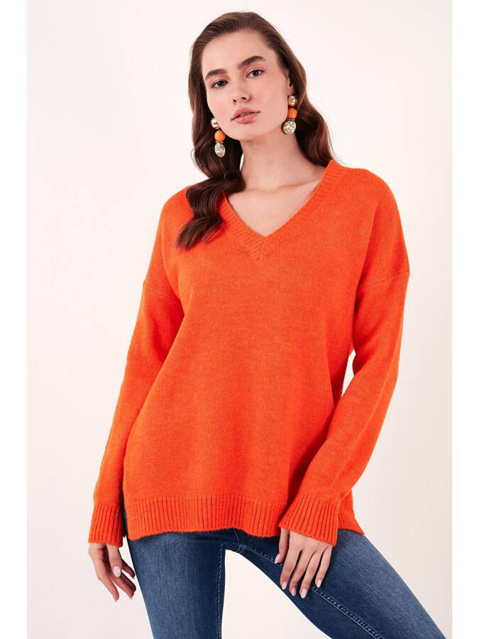 Regular Fit V-Neck Sweater 4616140 - 6