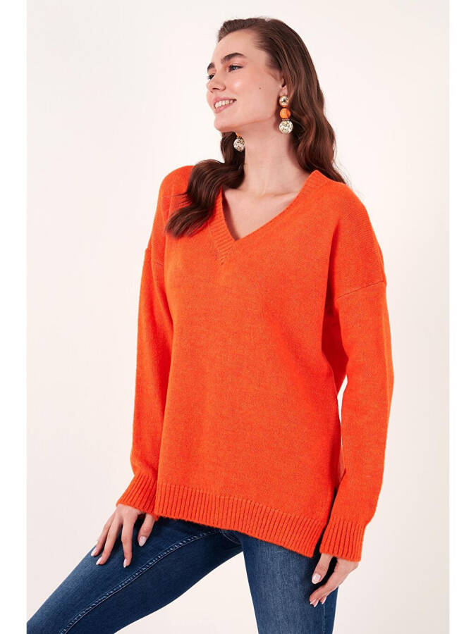 Regular Fit V-Neck Sweater 4616140 - 9