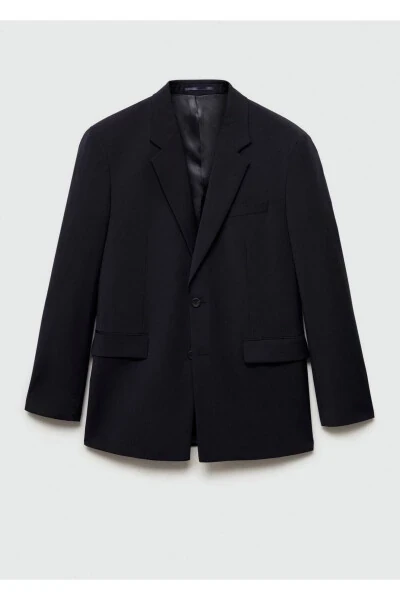 Regular Fit Wool Blend Blazer Jacket - 3