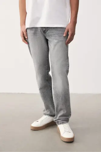 Regular Jeans-Kot grisi - H&M (1)